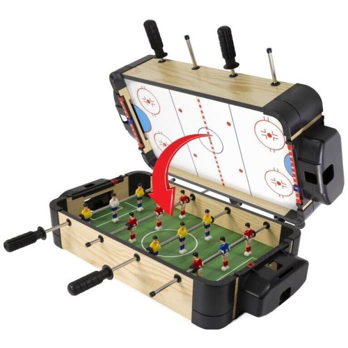 Ambassador Games 20” (50Cm) 2-In-1 Games Table (Football/Foosball & Hockey) 0401.MA3150BH 4897049305878