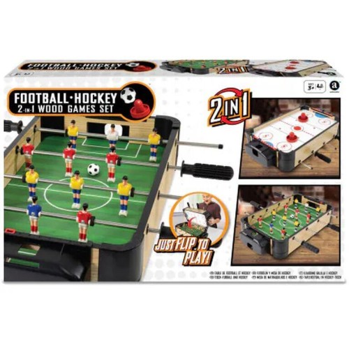 Ambassador Games 20” (50Cm) 2-In-1 Games Table (Football/Foosball & Hockey) 0401.MA3150BH 4897049305878