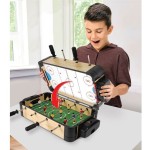 Ambassador Games 20” (50Cm) 2-In-1 Games Table (Football/Foosball & Hockey) 0401.MA3150BH 4897049305878