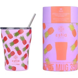 Estia Thermos Coffee Mug Save the Aegean 350ml Tropic Tango 01-23089 5207158023089