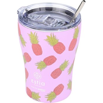 Estia Thermos Coffee Mug Save the Aegean 350ml Tropic Tango 01-23089 5207158023089