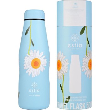 Estia Thermos Travel Flask Save the Aegean 500ml Dreamy Sky 01-22228 5207158022228