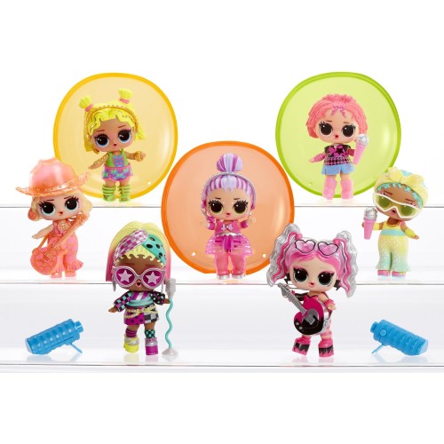 MGA Entertainment L.O.L. Surprise Neon Pop Stars Tots 120674-EUC 035051120674
