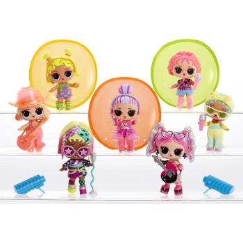 MGA Entertainment LOL Surprise! Doll Mini Neon Pop Stars Dance Assortment 120674-EUC 035051120674