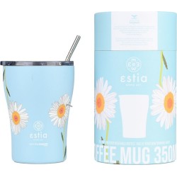 Estia Thermos Coffee Mug Save The Aegean 350Ml Dreamy Sky 01-23065 5207158023065
