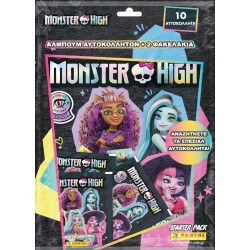PANINI Monster High Starter Pack Άλμπουμ Αυτοκόλλητων Και 2 Φακελάκια PA.AL.MH.125 8051708010992