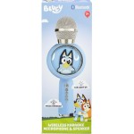 otl technologies otl  bl1209 bluey popsing led light up wireless karaoke microphone with voi  5055371629140