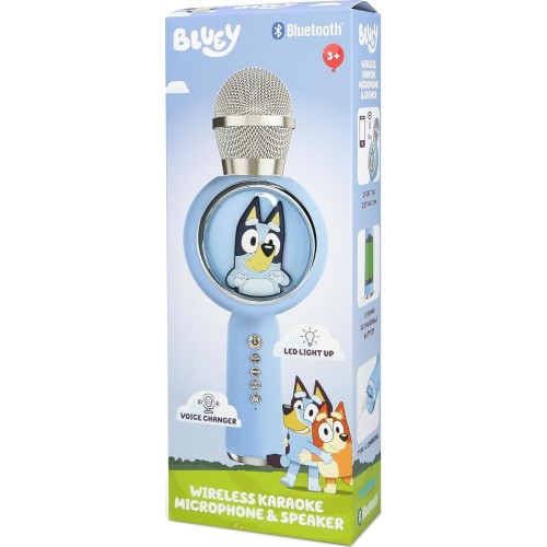 otl technologies Otl Bl1209 Bluey Popsing Led Ασύρματο Bluetooth Μικρόφωνο Καραόκε  5055371629140