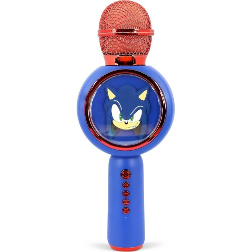 otl technologies Otl Sh1207 Sonic The Hedgehog Popsing Led Bluetooth Ασύρματο Μικρόφωνο Καραόκε  5055371629195