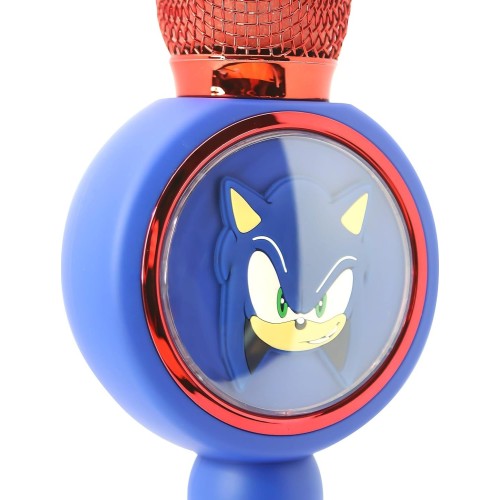 otl technologies Otl Sh1207 Sonic The Hedgehog Popsing Led Bluetooth Ασύρματο Μικρόφωνο Καραόκε  5055371629195