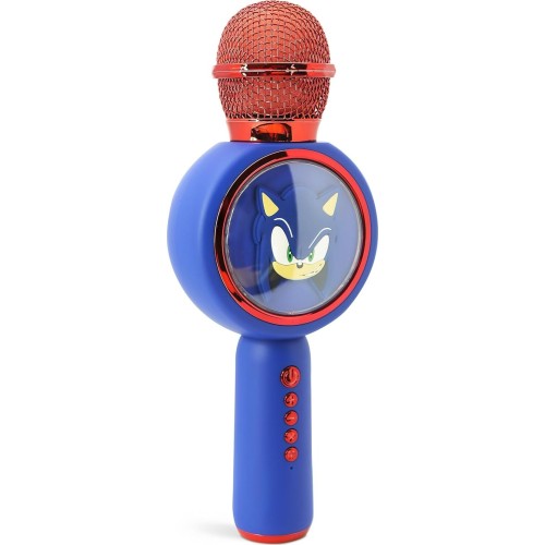 otl technologies Otl Sh1207 Sonic The Hedgehog Popsing Led Bluetooth Ασύρματο Μικρόφωνο Καραόκε  5055371629195