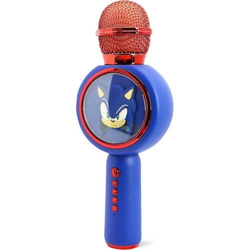 otl technologies Otl Sh1207 Sonic The Hedgehog Popsing Led Bluetooth Ασύρματο Μικρόφωνο Καραόκε  5055371629195