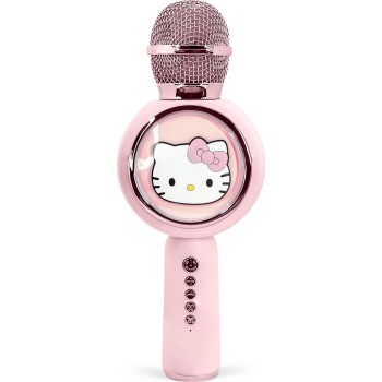 otl technologies otl  hello kitty hk1210 popsing led light up wireless karaoke microphone wi  5055371629157