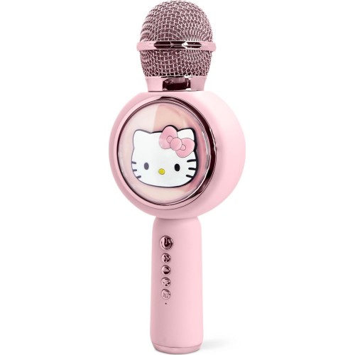 otl technologies otl  hello kitty hk1210 popsing led light up wireless karaoke microphone wi  5055371629157