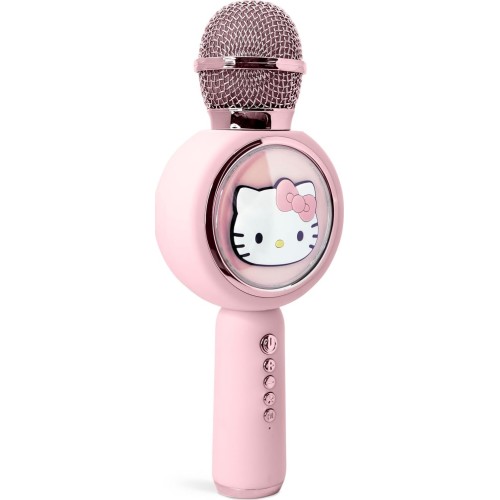 otl technologies otl  hello kitty hk1210 popsing led light up wireless karaoke microphone wi  5055371629157