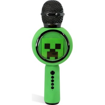 otl technologies Otl  Mc1240 Minecraft Popsing Led Light Up Wireless Karaoke Microphone With  5055371629737