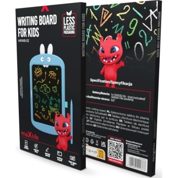 Maxlife lcd writing board mxwb-02, 8.5 inch colourful screen kids drawing boards co MXWB-02B 5900495092373