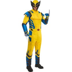 Rubies Marvel Avengers Official Marvel Wolverine Costume, Adult Superhero Fancy Dress 1001390S 195884100196