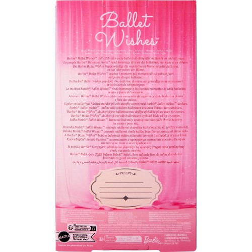 Mattel Barbie Ballet Wishes Doll JBJ09 194735260973
