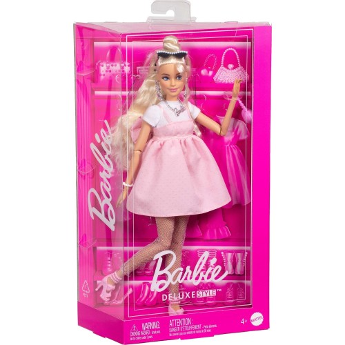 Mattel Barbie Συλλεκτική Κούκλα Deluxe Style Ξανθιά HYV27 194735255955