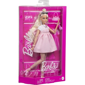 Mattel Barbie Συλλεκτική Κούκλα Deluxe Style Ξανθιά HYV27 194735255955