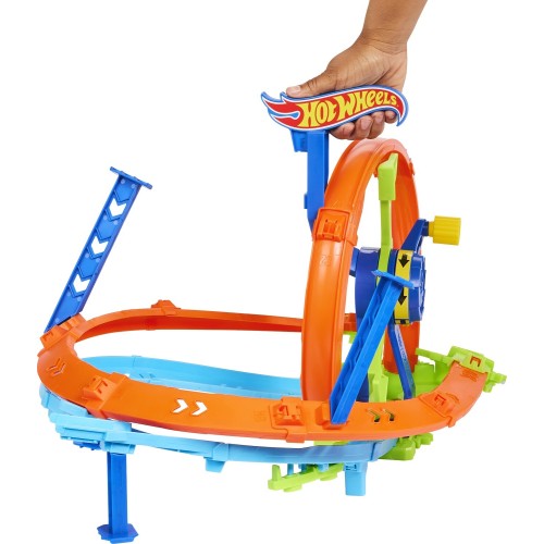 Mattel Hot Wheels Rapid Launch & Loop Πίστα Γρήγορης Εκκίνησης Με Λουπ JBX65 194735266357
