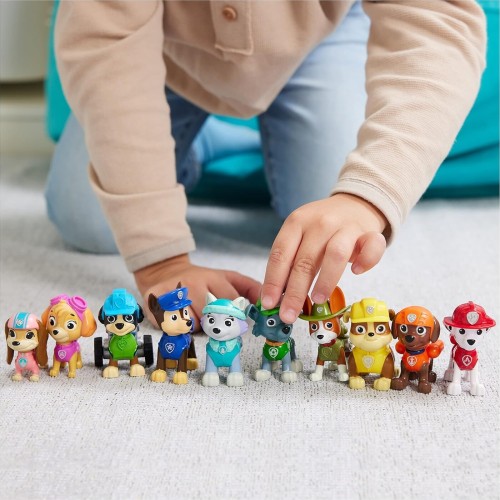 Spin Master paw patrol, 10th anniversary, all paws on deck toy figures gift  with 10 co 086771 778988435922