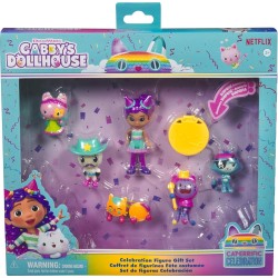 Spin Master Gabbys Dollhouse, Celebration-Themed Figures With Gabby Girl, 5 Cat Toy Fig 102491 681147010123