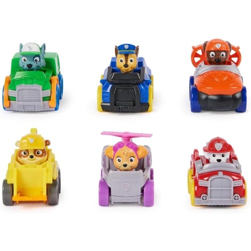Spin Master Paw Patrol: Pup Squad Racers, Σετ Δώρου Με 6 Οχήματα 102483 681147017818