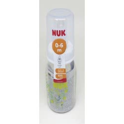 NUK Classic Μπιμπερό Πολυπροπυλενίου 110Ml Θηλή Σιλικόνης Μεγέθους 1 (0-6 Μηνών) M (Μεσαία Οπή) 10743404 4008600129851