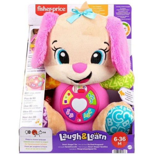 Mattel Fisher-Price Play & Learn Smart Stages Educational Dog Pink JFD34 194735293933