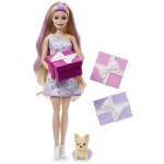 Mattel Barbie Party Unboxed Reveal Κούκλα Ξανθία Με Γαλλικό Μπουλντόγκ JFG70 194735296538