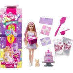 Mattel Barbie Party Unboxed Reveal Blonde Doll With French Bulldog JFG70 194735296538