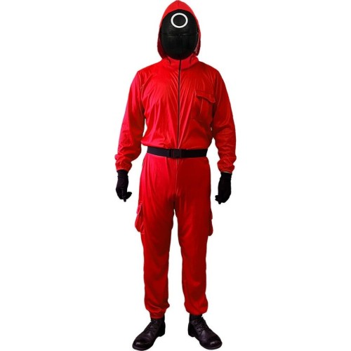Christakopoulos Squid Game Adult Soldier With Circle Mask, Medium (160-170Cm)  5176 5212007578658