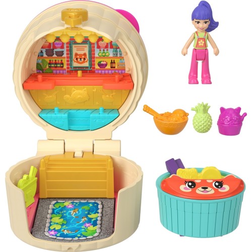 Mattel Polly Pocket Polly Mini - Tiny Takeout Reveal Μικρές Εκπλήξεις Φαγητού - 1 Τμχ JCR44 194735274956