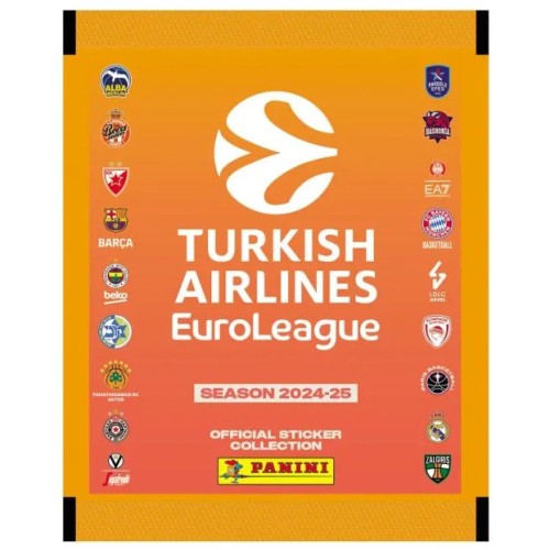 PANINI 2024/25 Turkish Airlines Euroleague Stickers PA.XA.EL.025 8051708023077