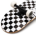 Speed Demons Speed Checkers Complete Skateboard 7.25 - Black/White 65.020211100B725 5056544400559