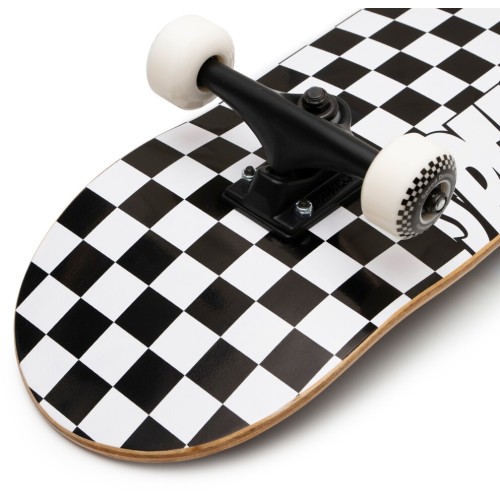 Speed Demons Speed Checkers Complete Skateboard 7.25 - Black/White 65.020211100B725 5056544400559