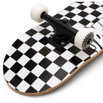 Speed Demons Speed Checkers Complete Skateboard 7.25 - Black/White 65.020211100B725 5056544400559