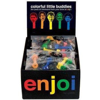 Enjoi Βίδες Andamp Παξιμάδια, 10Πακ, 7/8 49.11017002/7/8 0805538504491