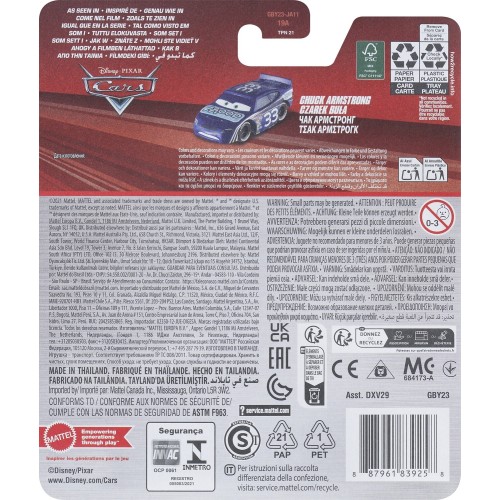 Mattel Disney Cars Cars Αυτοκινητάκια Disney Pixar Cars Dud Throttleman Disney Pixar Cars Όχημα Παιχνίδι DXV29 / GBY23 887961839