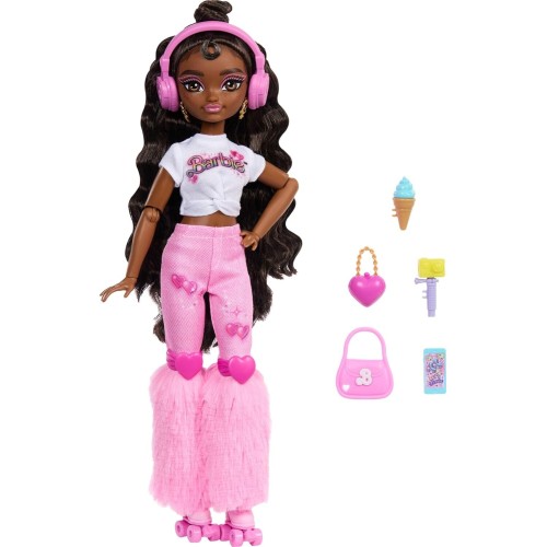 Mattel Barbie Dream Besties Κούκλα Και Αξεσουάρ, Barbie “Brooklyn” Posable Roller Skate JFX97 194735308354