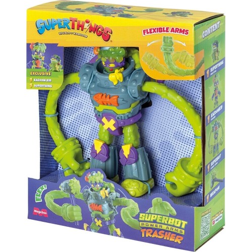 As company Superzings Superthings Μικροπλάσματα Superbot  Arms Με Φιγούρες Trasher Για 4+ Χρονών 1013-62121 8431618025109