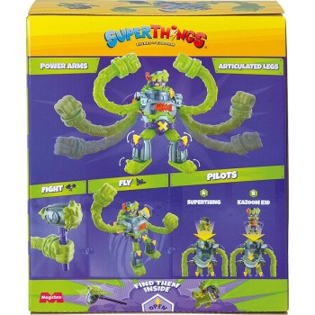 As company Superzings Superthings Μικροπλάσματα Superbot  Arms Με Φιγούρες Trasher Για 4+ Χρονών 1013-62121 8431618025109