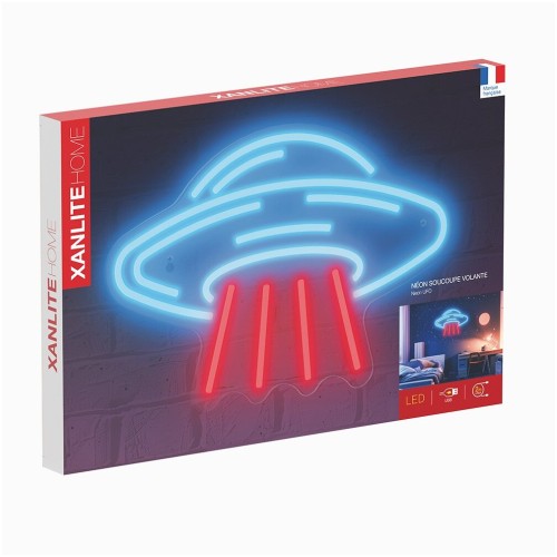 Xanlite Φωτιστικό Τοίχου Παιδικό UFO Neon 439204 3700619439204