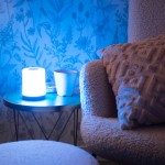 Xanlite Table Lamp 11.6 Cm, Dimmable, USB Rechargeable, RGB And Warm White 439235 3700619439235