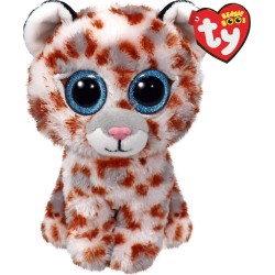 Ty Beanie Boos Coco Fluffy Leopard White With 15cm Dots 1607-37363 008421373635