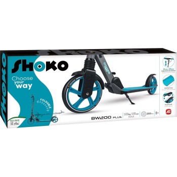As company Shoko Baby Skateboard BW 200 With 2 Wheels 200mm in Blue for 8+ Years 5004-50520 5203068505202