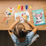 As company Happihobbi Εργαστήριο Ζωγραφικής Junior Χρώματα Νερομπογιάς Για 4+ Χρονών Μονόκεροι 1038-11044 5203068111441