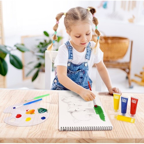 As company Happihobbi Εργαστήριο Ζωγραφικής Junior Χρώματα Νερομπογιάς Για 4+ Χρονών Ζώα 1038-11044 5203068110444